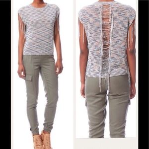 💕JACK BY BB DAKOTA💕 Paddington Fringe Top